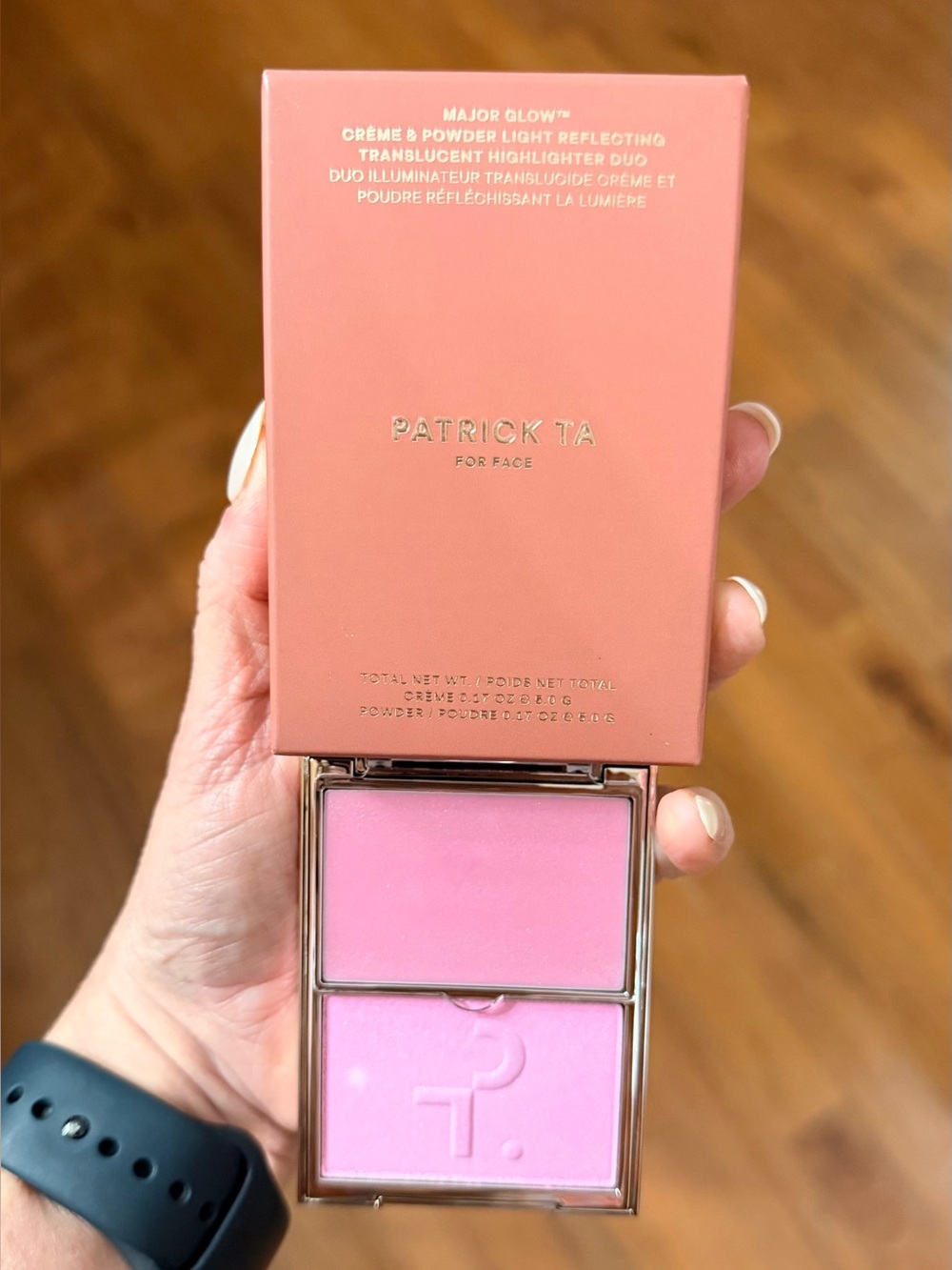 Patrick Ta Major Glow Cream & Powder Highlighter Duo - Baby